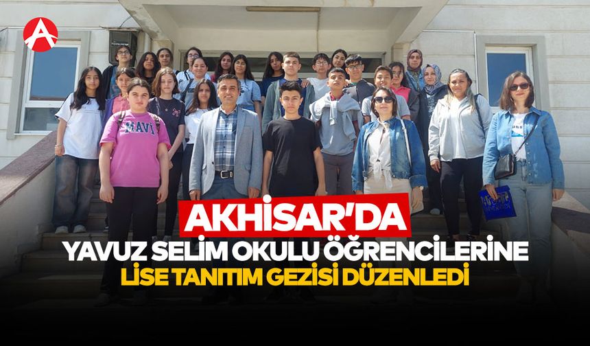 Yavuz Selim Ortaokulu Öğrencileri Lise Tanıtım Gezisiyle Geleceklerini Planlıyor