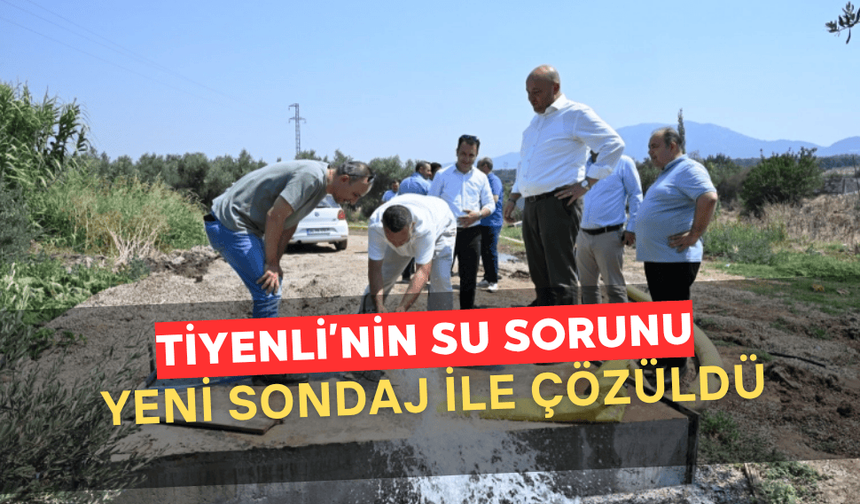 MASKİ’den Gölmarmara Tiyenli Mahallesi’ne Yeni İçme Suyu Sondajı