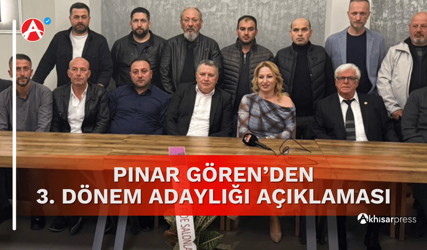 Akhisar Lokantacılar Odası Başkanı Pınar Gören’den 3. Dönem Adaylığı Açıklaması