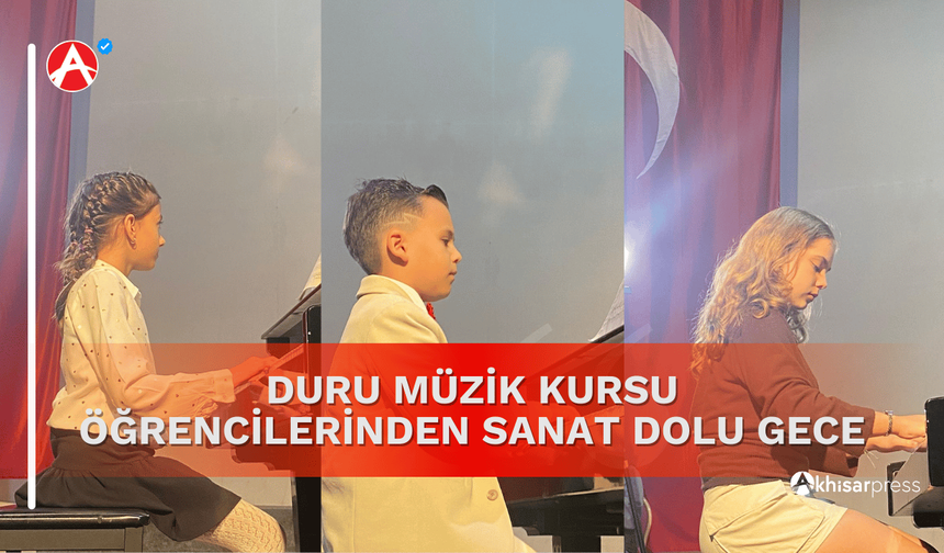 Duru Müzik Kursu Öğrencilerinden Sanat Dolu Gece