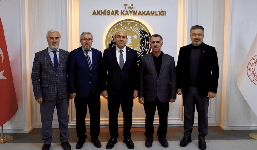 Hilaliye Eğitim Vakfı’ndan Kaymakam Can’a Ziyaret