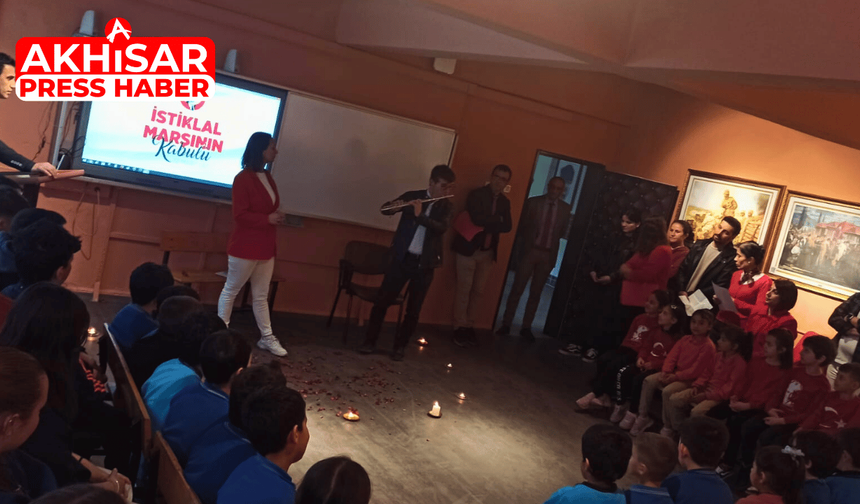 Mecidiye’de İstiklâl Marşı’nın 105. Yılı Duygulu Bir Programla Anıldı