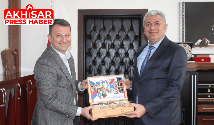 Akhisar Belediye Başkanı Kayserili’den Kaymakam Kütük’e Ziyaret