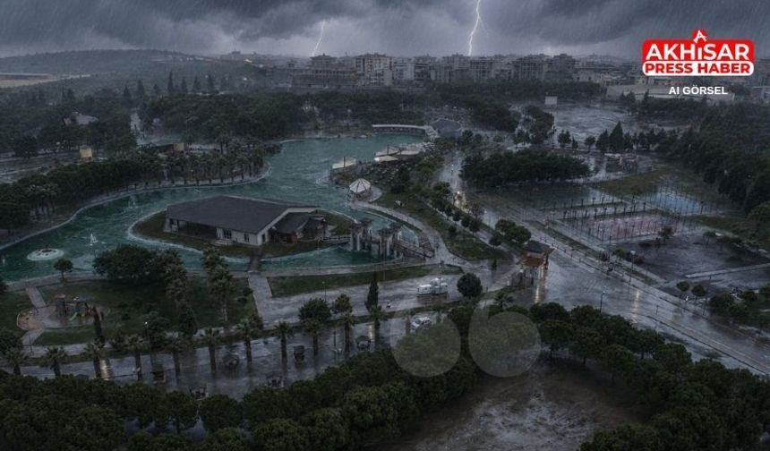 Akhisar’da Yağışlı Hava Alarmı! Sağanaklar Günlerce Sürecek