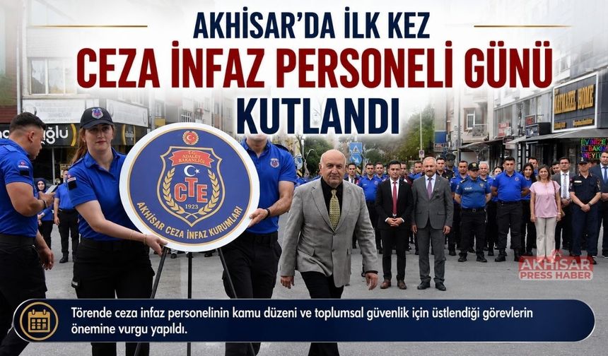 Akhisar’da İlk Kez “Ceza İnfaz Personeli Günü” Kutlandı