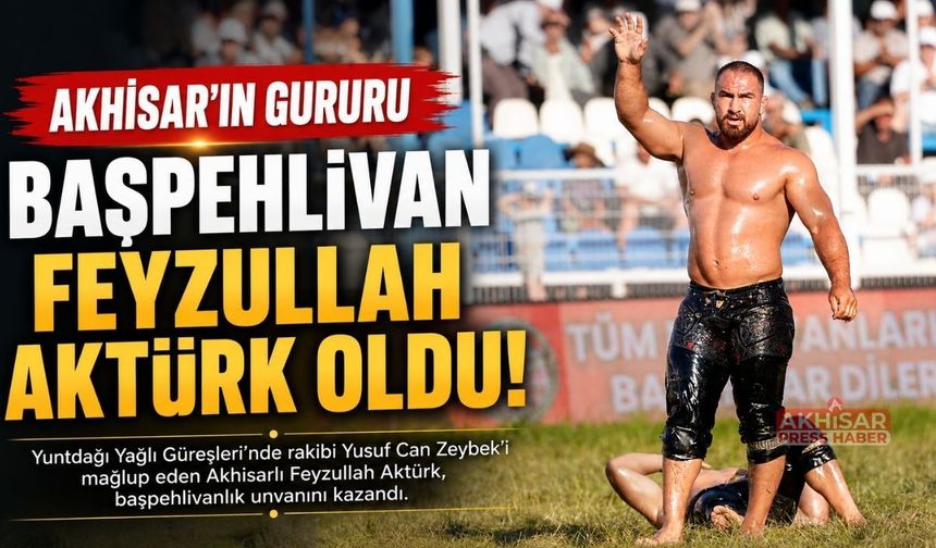 Yuntdağı Güreşleri Kırkpınar’ı Aratmadı: Başpehlivan Feyzullah Aktürk Oldu