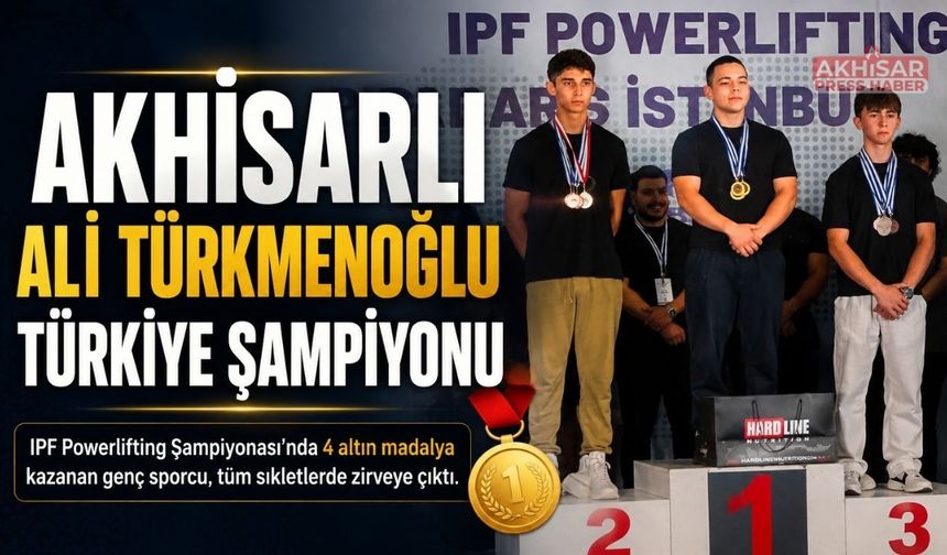Akhisarlı Öğrenciden Türkiye Şampiyonluğuna Uzanan Büyük Başarı