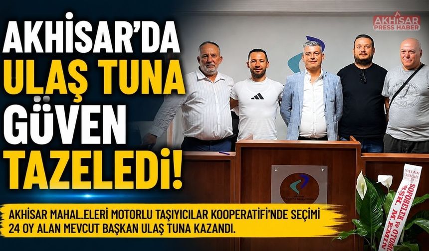 Akhisar’da Ulaş Tuna Yeniden Başkan Seçildi