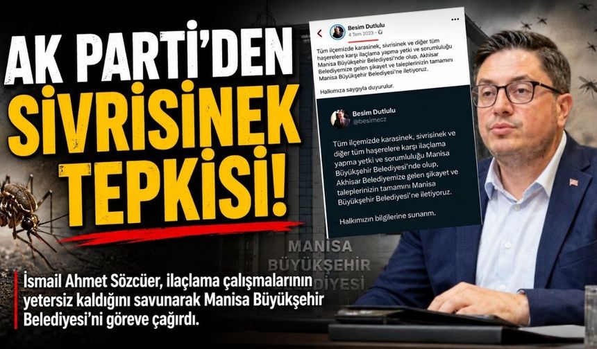 AK Parti’den sivrisinek tepkisi!