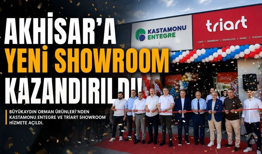 Büyükaydın Orman Ürünleri’nden Akhisar’a yeni showroom