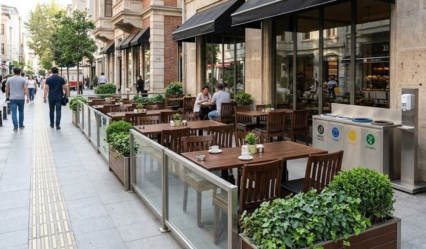 Restoran ve Kafelerin Dış Mekan Tahsislerinde Çevre Düzeni Şartları Aranacak