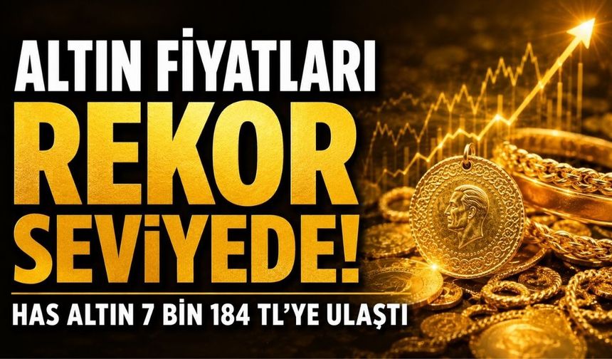 Altın Fiyatları Rekor Seviyelerde: Has Altın 7.184 TL’yi Gördü