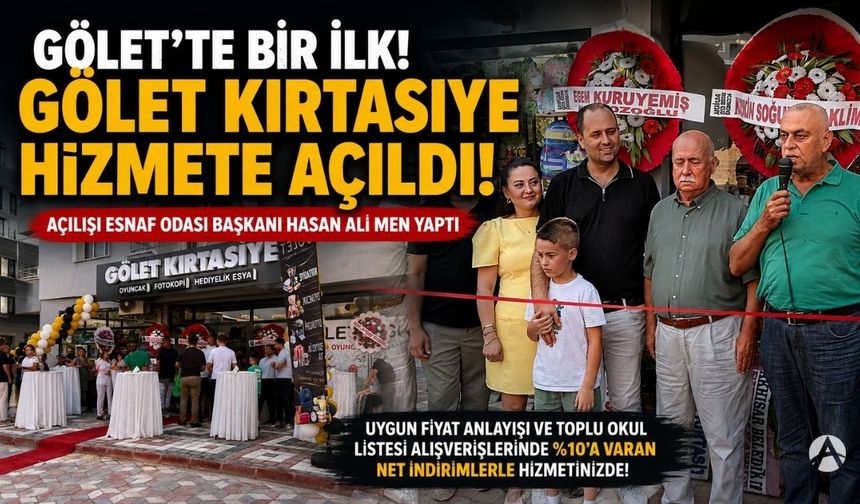 Gölet’te Bir İlk: Gölet Kırtasiye Hizmete Açıldı