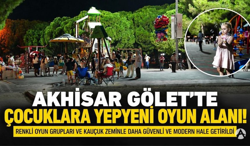 Gölet’te Çocuk Oyun Alanı Baştan Aşağı Yenilendi