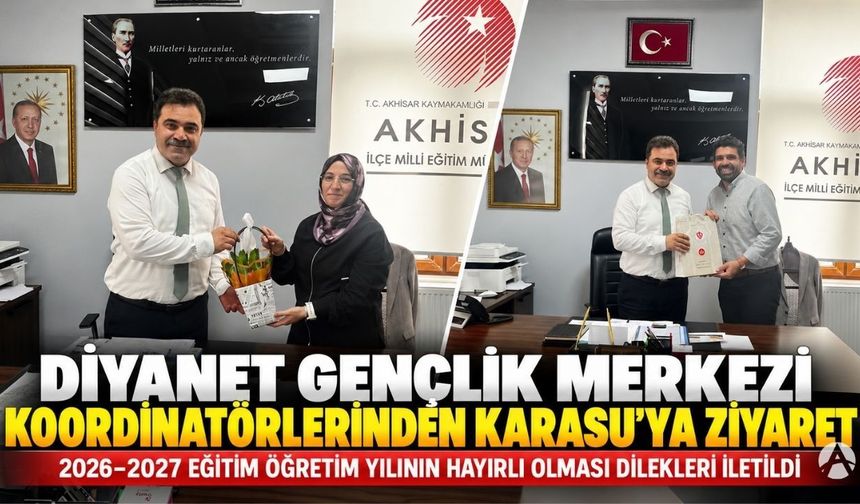 Diyanet Gençlik Merkezi Koordinatörlerinden Karasu’ya Ziyaret