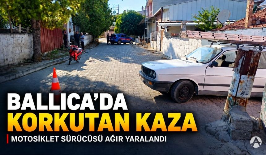 Akhisar Ballıca’da Otomobil İle Motosiklet Çarpıştı: 1 Kişi Ağır Yaralandı