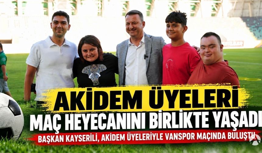 AKİDEM Üyeleri Vanspor–Keçiörengücü Maçının Heyecanını Birlikte Yaşadı