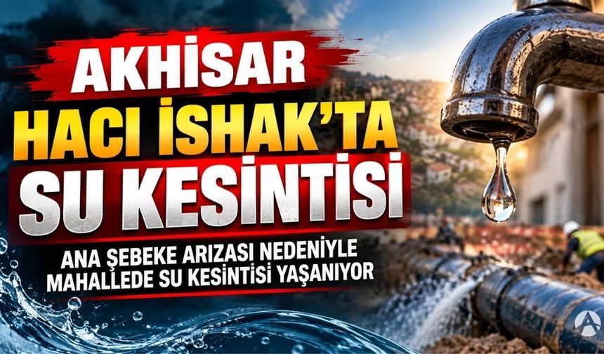Hacı İshak Mahallesi’nde su kesintisi