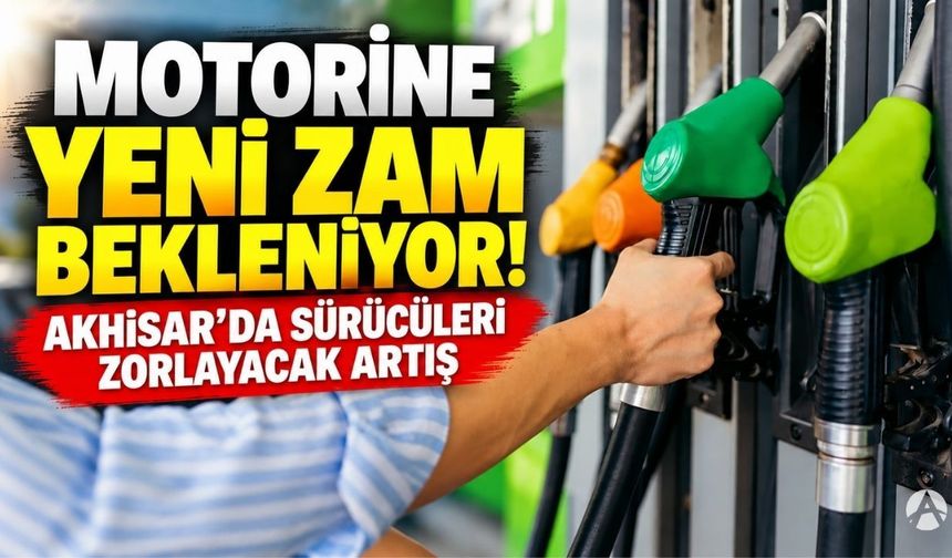 Motorine Büyük Zam Beklentisi: Akhisar’da 100 TL Sınırı Aşılabilir