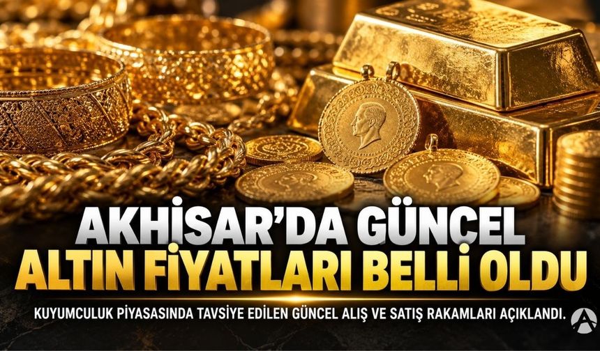 Akhisar’da Güncel Altın Fiyatları Belli Oldu