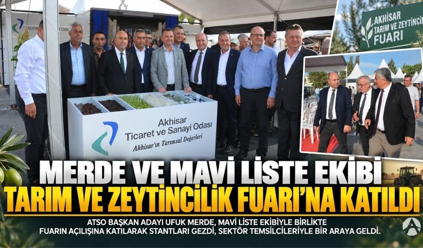 Merde Tarım ve Zeytincilik Fuarı’na Katıldı