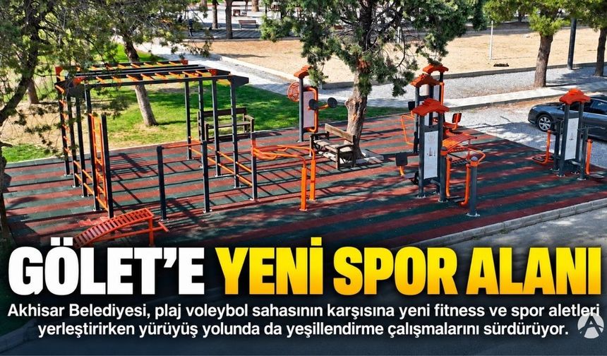 Gölet’e Yeni Spor Alanı: Fitness Aletleri Yerleştirildi