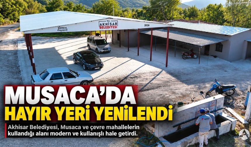 Musaca’da Ortak Kullanım Alanı Yenilenerek Hizmete Açıldı