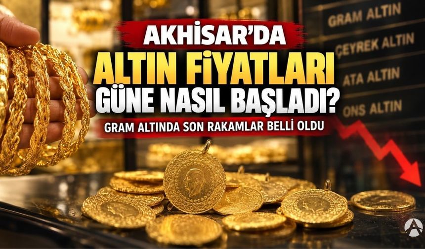 Akhisar’da 8 Eylül altın fiyatları: Gram altın güne nasıl başladı?
