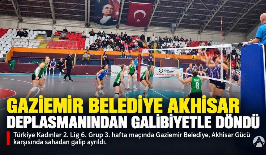 Gaziemir Belediye, Akhisar Deplasmanından Galibiyetle Döndü