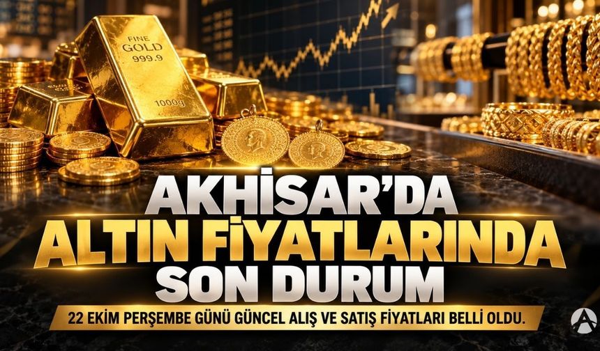 Altın Fiyatlarında Son Durum: 22 Ekim Perşembe Güncel Alış ve Satış Fiyatları