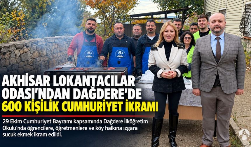 Akhisar Lokantacılar Odası’ndan 600 Kişiye Cumhuriyet Bayramı İkramı