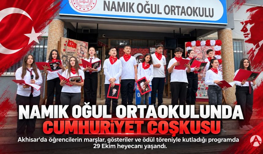 Namık Oğul Ortaokulunda Cumhuriyet Coşkusu