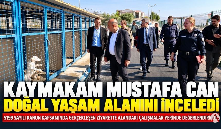 Kaymakam Mustafa Can, Akhisar’daki Doğal Yaşam Alanı’nı İnceledi