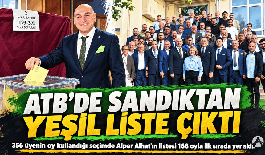 Alper Alhat, sandıktan birinci çıktı!