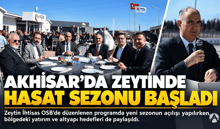 Akhisar’da 2026-2027 Zeytin Hasat Sezonu Başladı