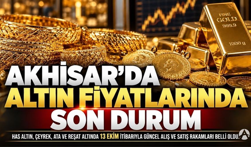 Altın Fiyatları Güne Nasıl Başladı? İşte 13 Ekim Güncel Alış ve Satış Fiyatları