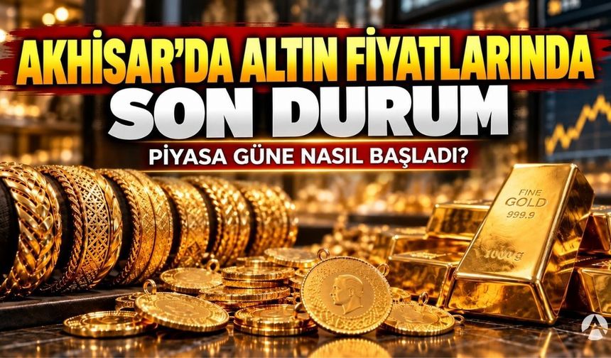 Akhisar’da altın fiyatlarında son durum: Piyasa güne nasıl başladı?